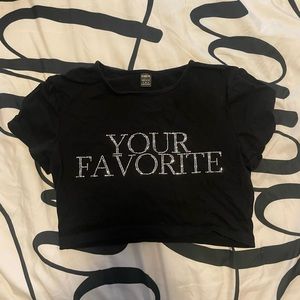Shein “your favorite” crop top